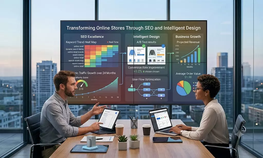 Transforming Online Stores Through SEO and Intelligent Design