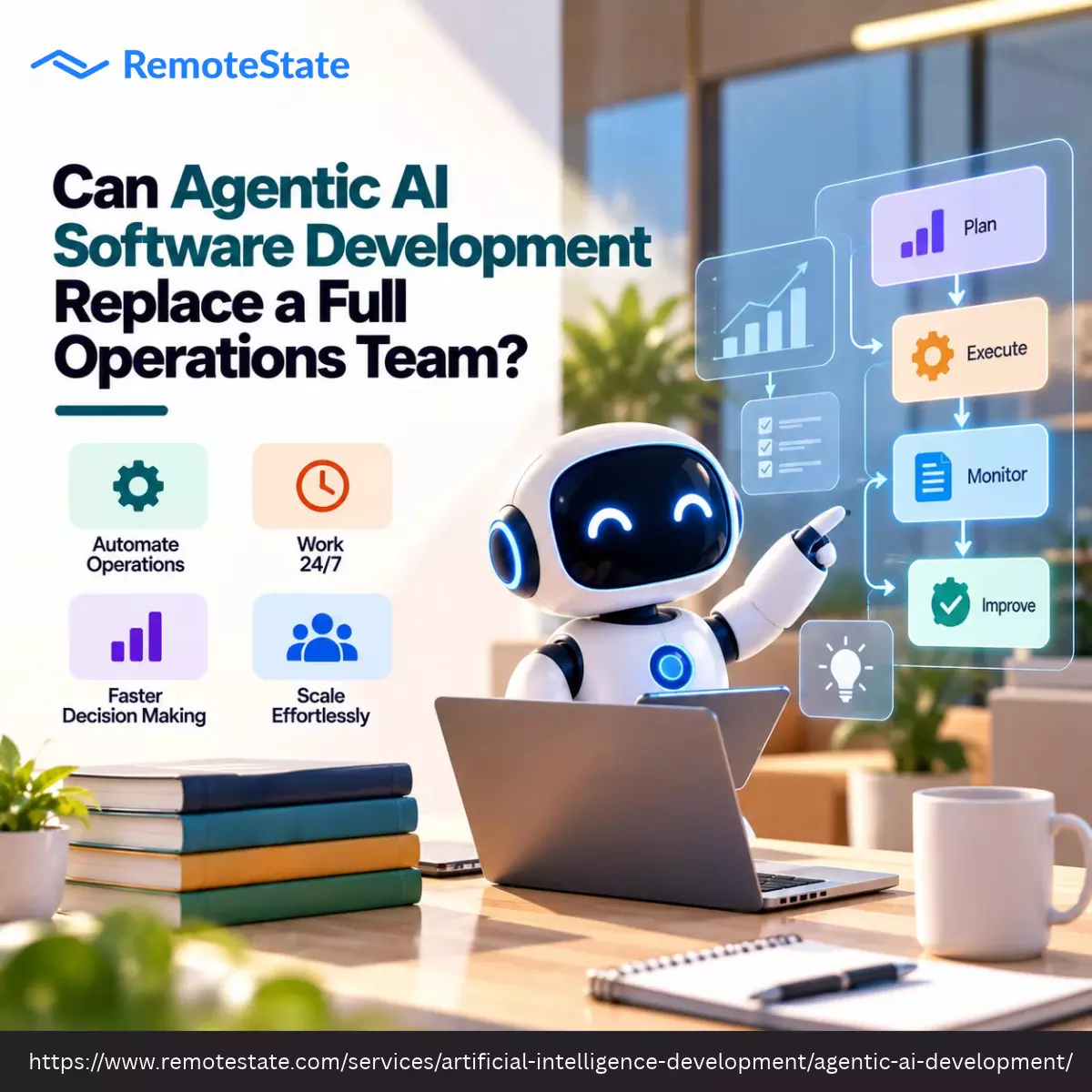 Can Agentic AI Software Development Replace a Full Operations Team?