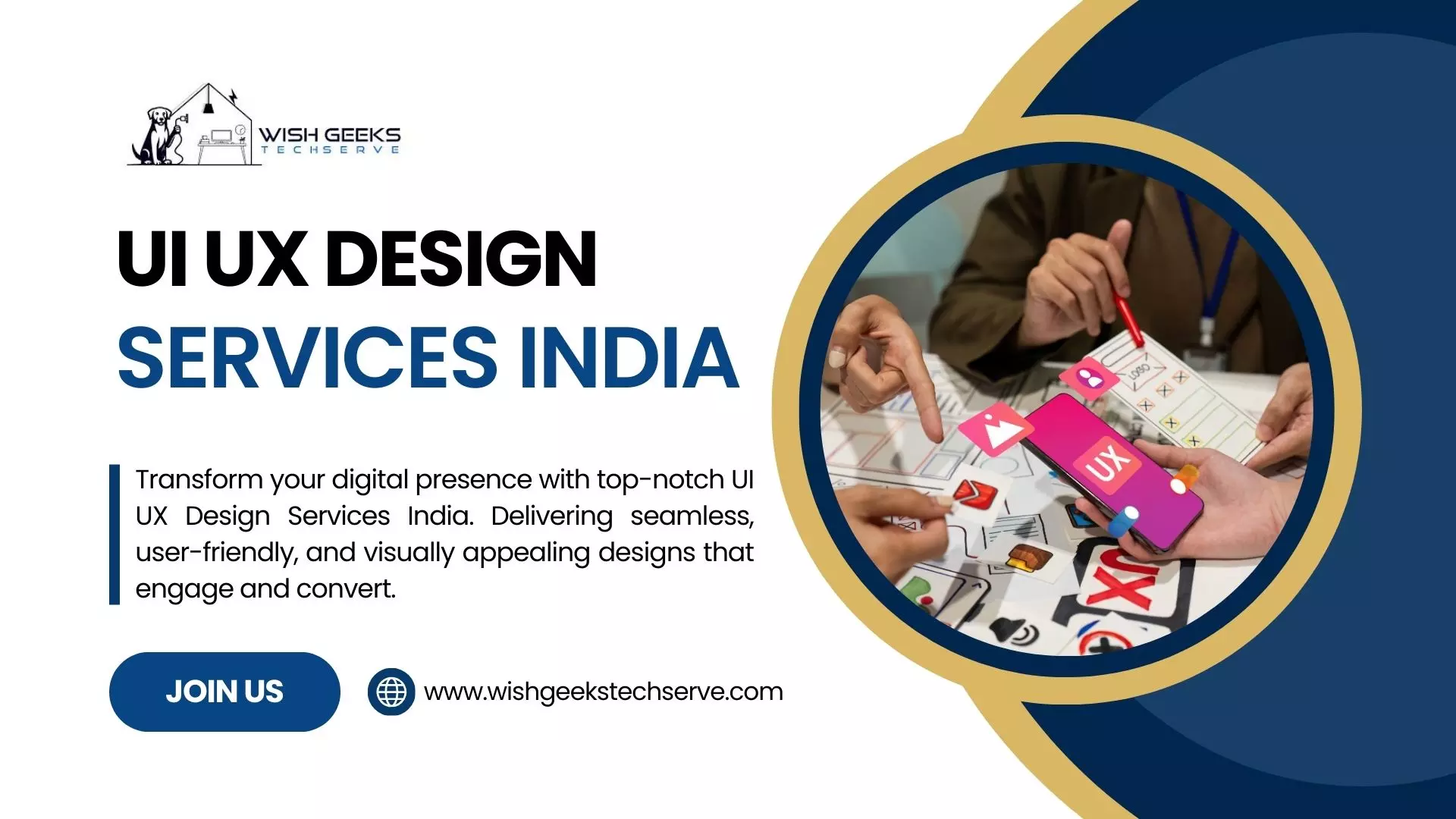 Premium UI UX Design Services India – Wish Geeks Techserve