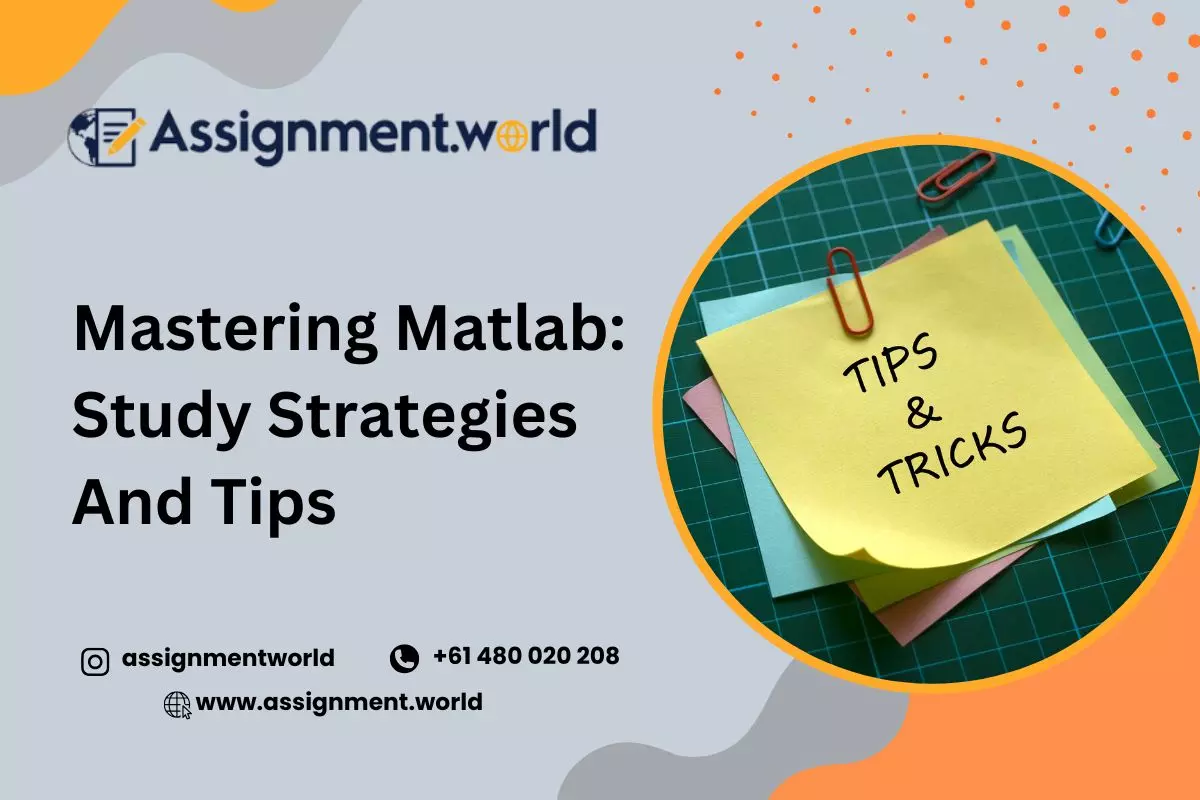 Mastering MATLAB: Study Strategies, Tips & Expert Homework Help