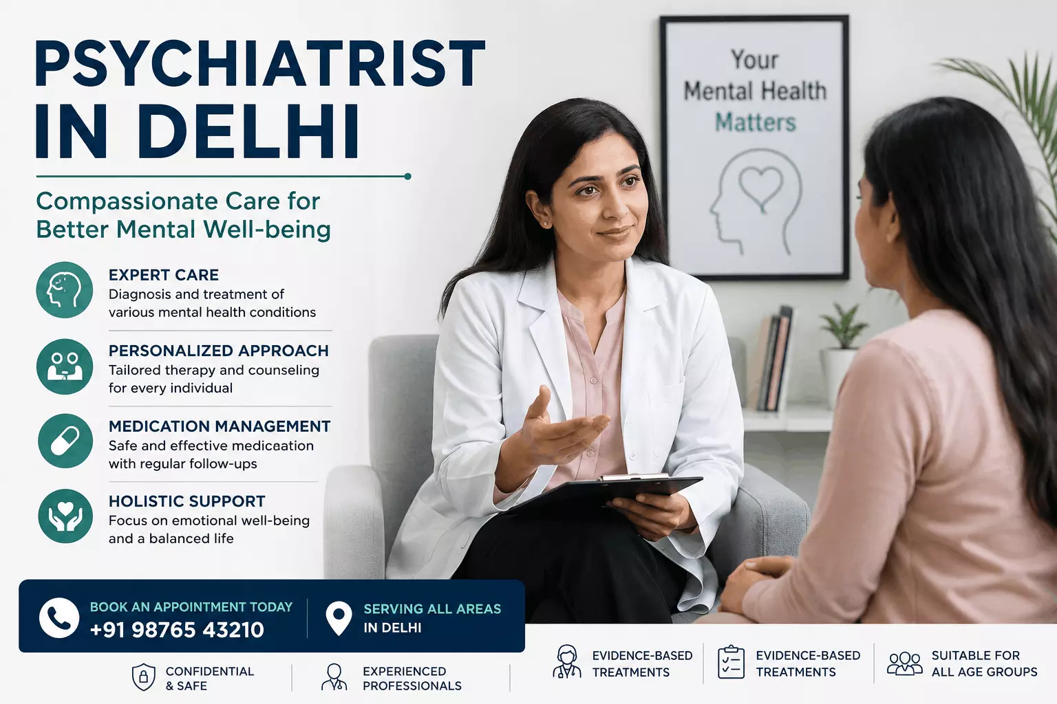 Psychiatrist in Delhi: Expert Mental Health Care for a Better Life