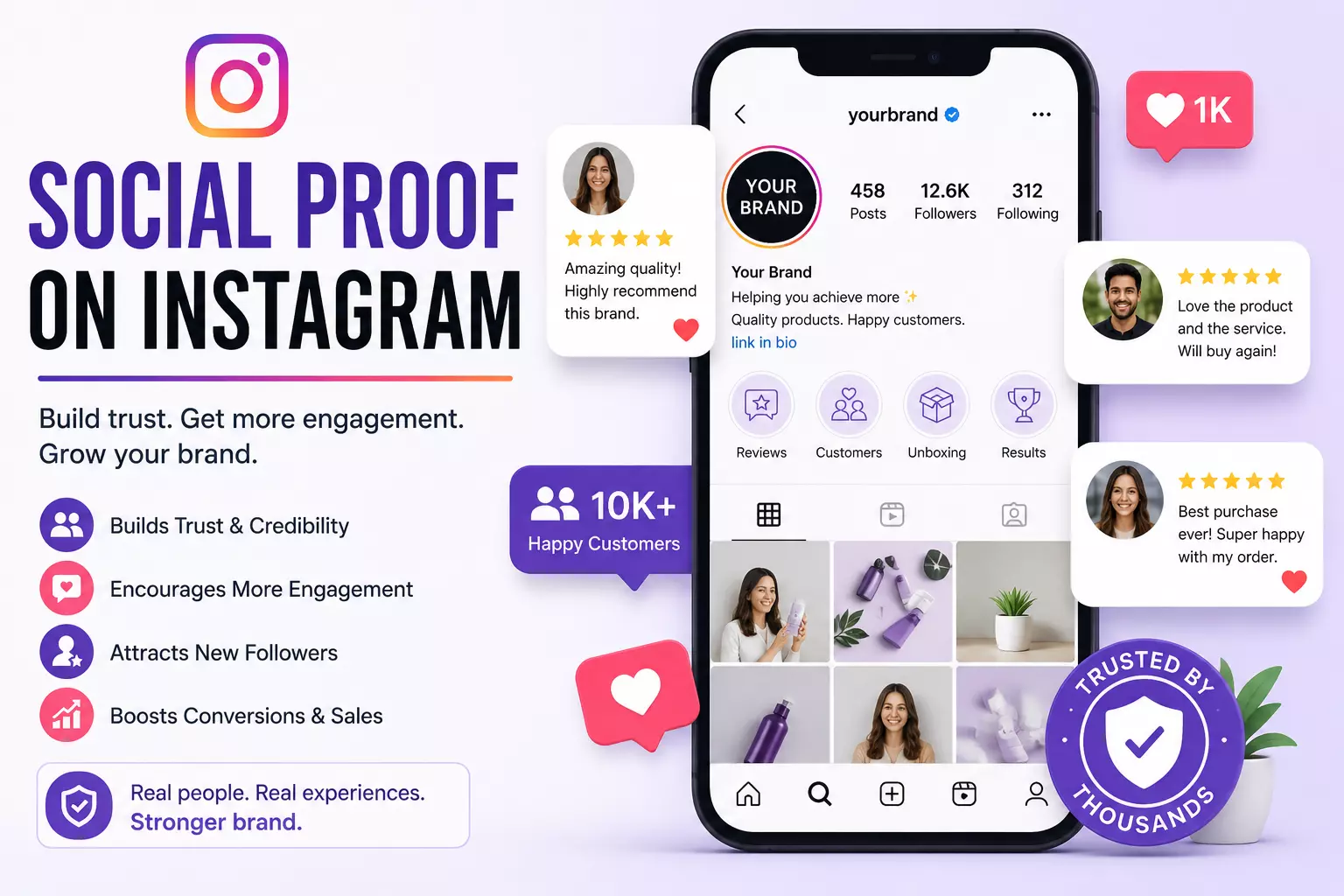 Social Proof on Instagram: Build Trust and Grow Your Audience