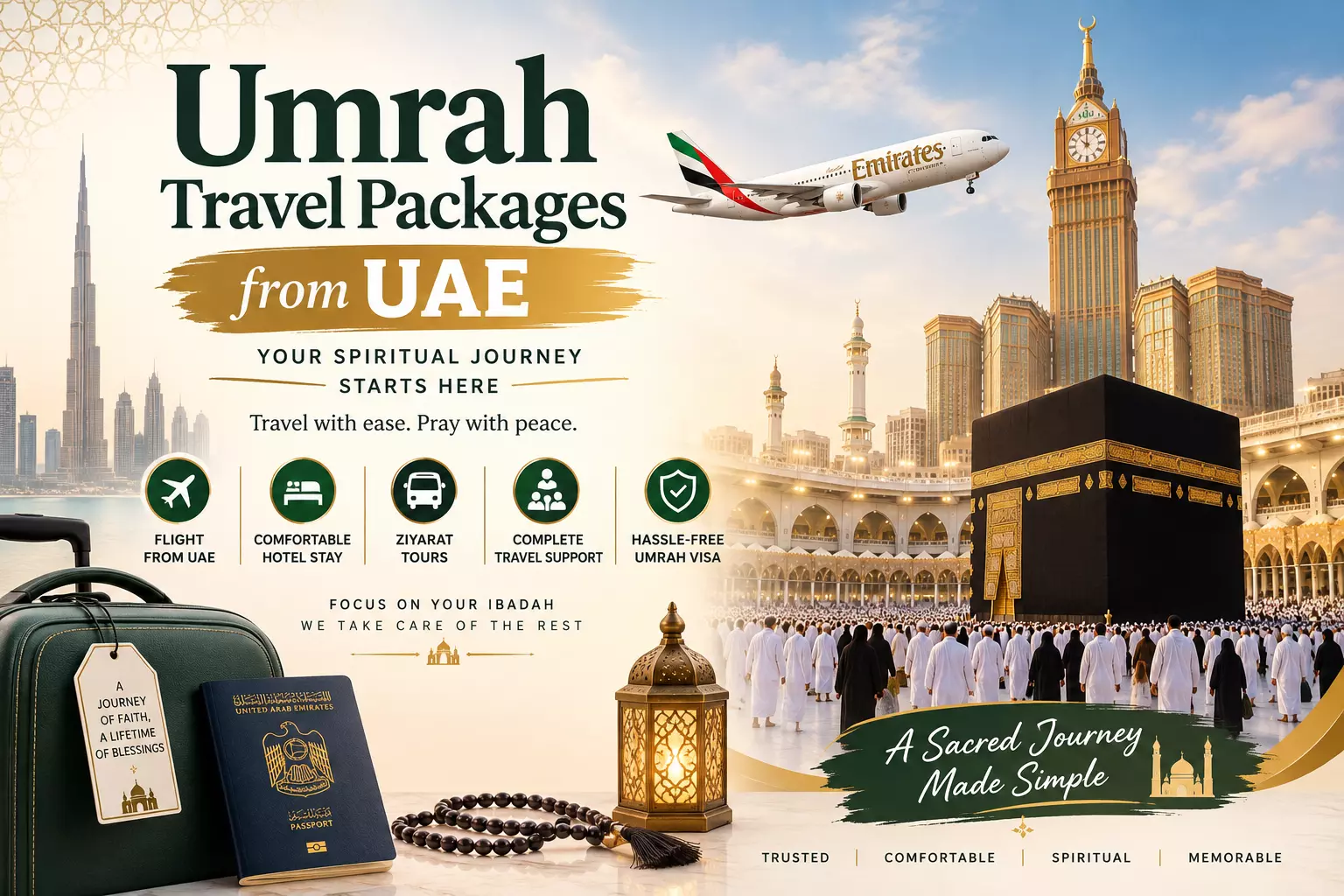 Umrah Travel Packages from UAE: A Complete Guide for a Peaceful Pilgrimage