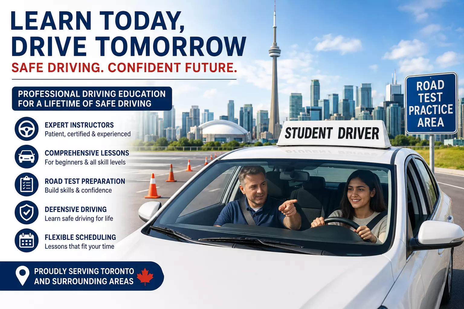 Confident Driving Lessons in Toronto’s Best School