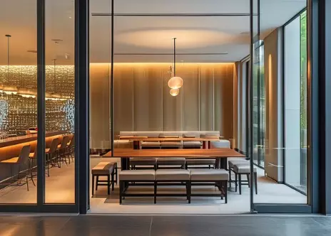 Sliding Pocket Doors for Seamless Restaurant and Café Layouts