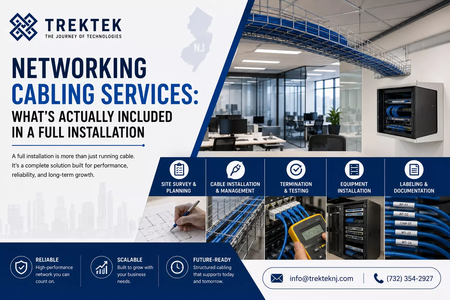 Networking Cabling Services: What's Actually Included in a Full Installation