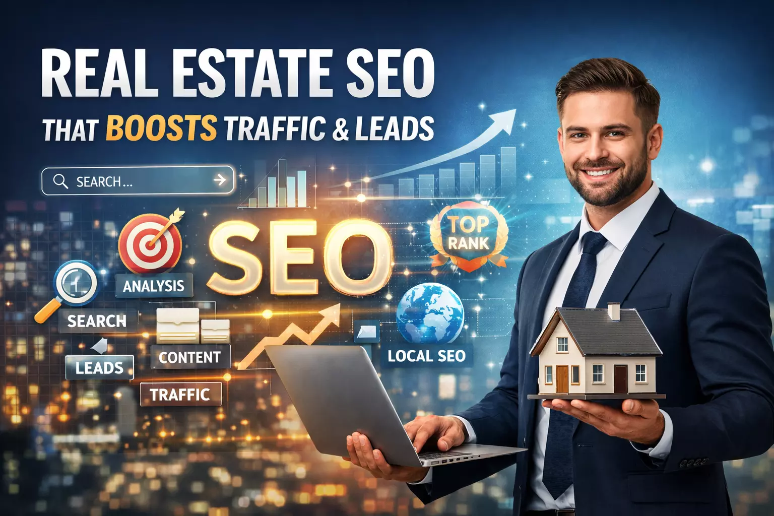 Real Estate SEO Solutions That Drive Traffic, Leads, and Business Growth