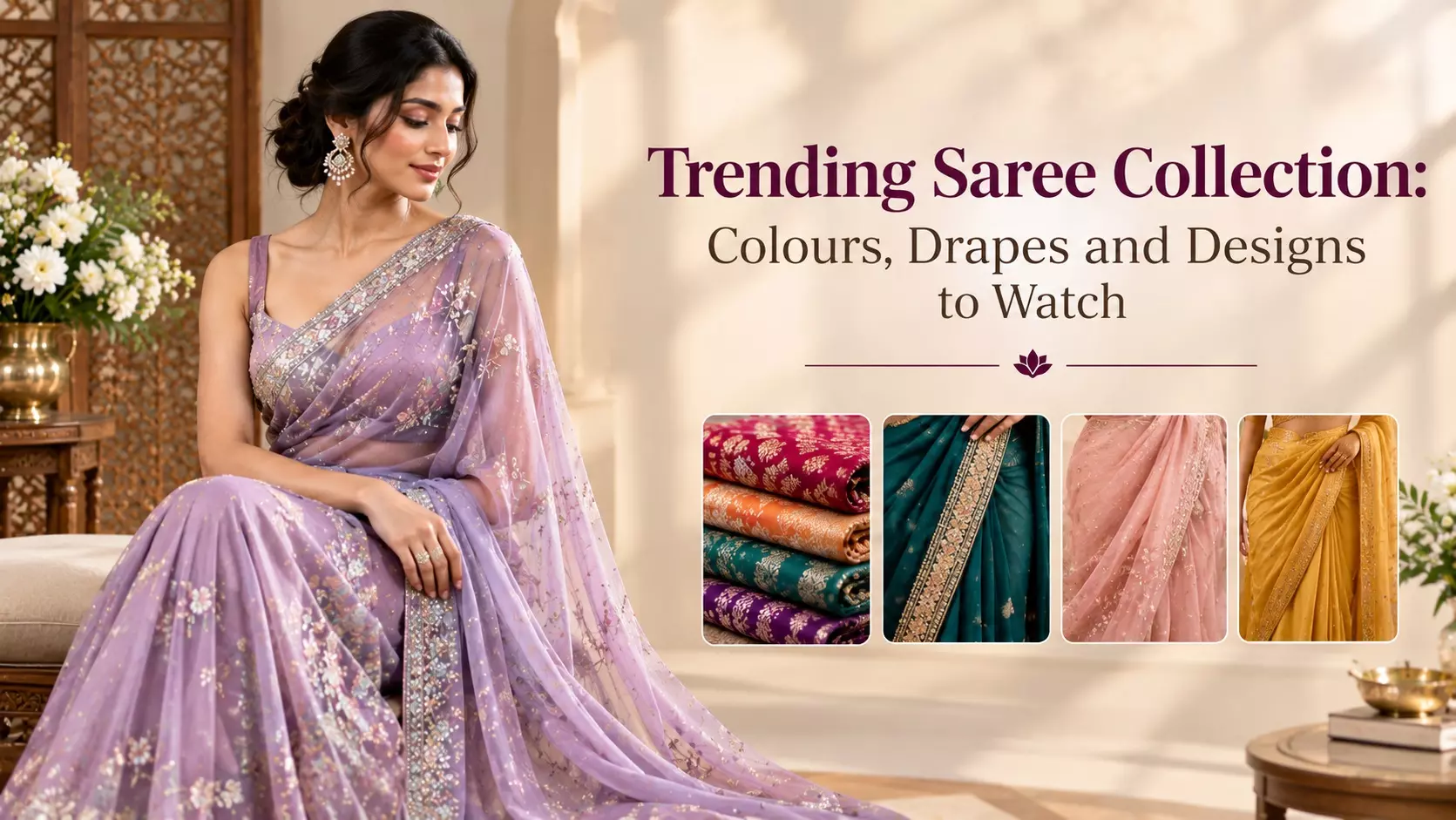 Trending Saree Collection: Colours, Drapes and Designs to Watch