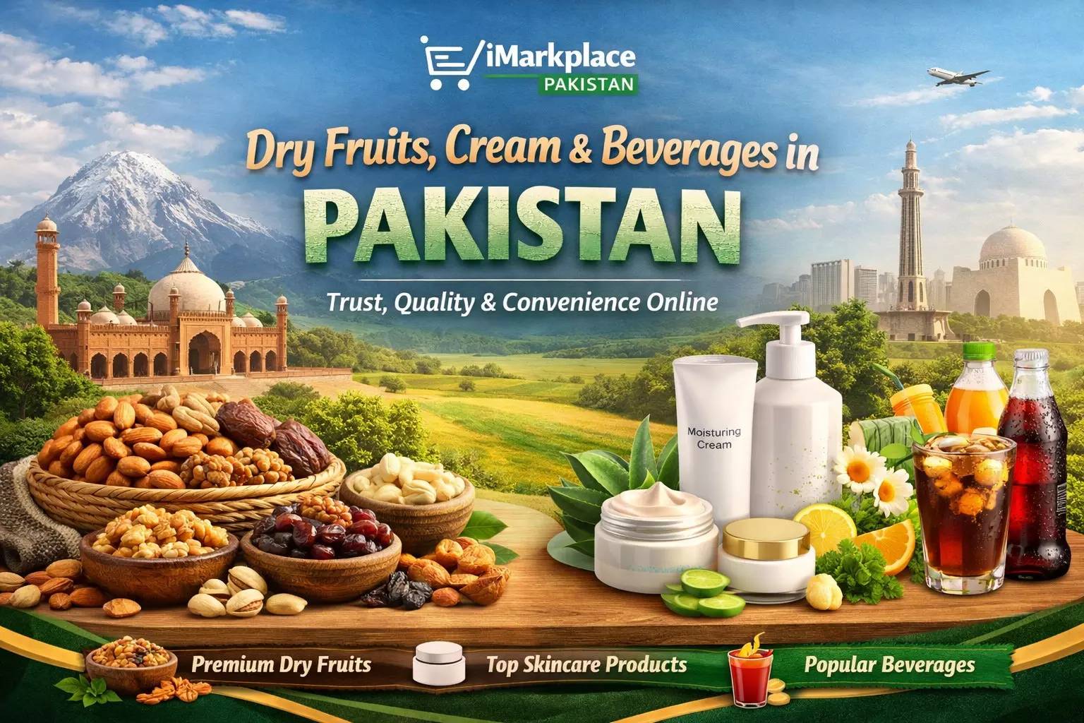 Premium Dry Fruits and Daily Essentials in Pakistan – Shop Smart on iMarkplace