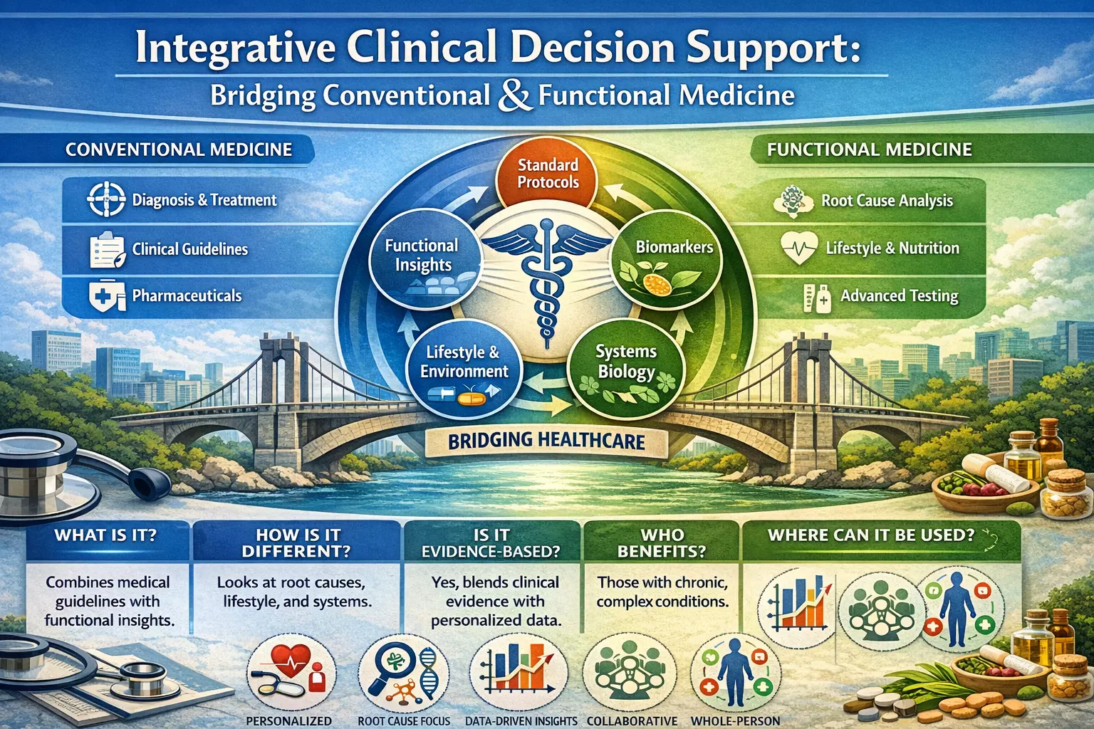 Integrative Clinical Decision Support: Bridging Conventional and Functional Medicine