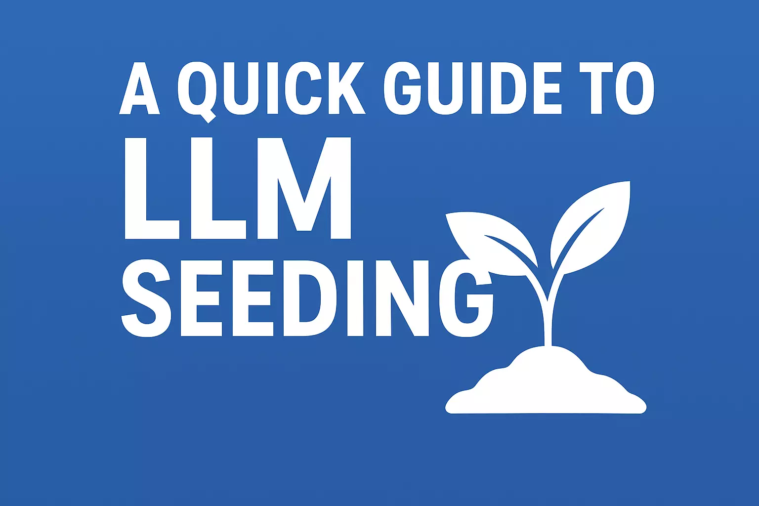A Quick Guide to LLM Seeding