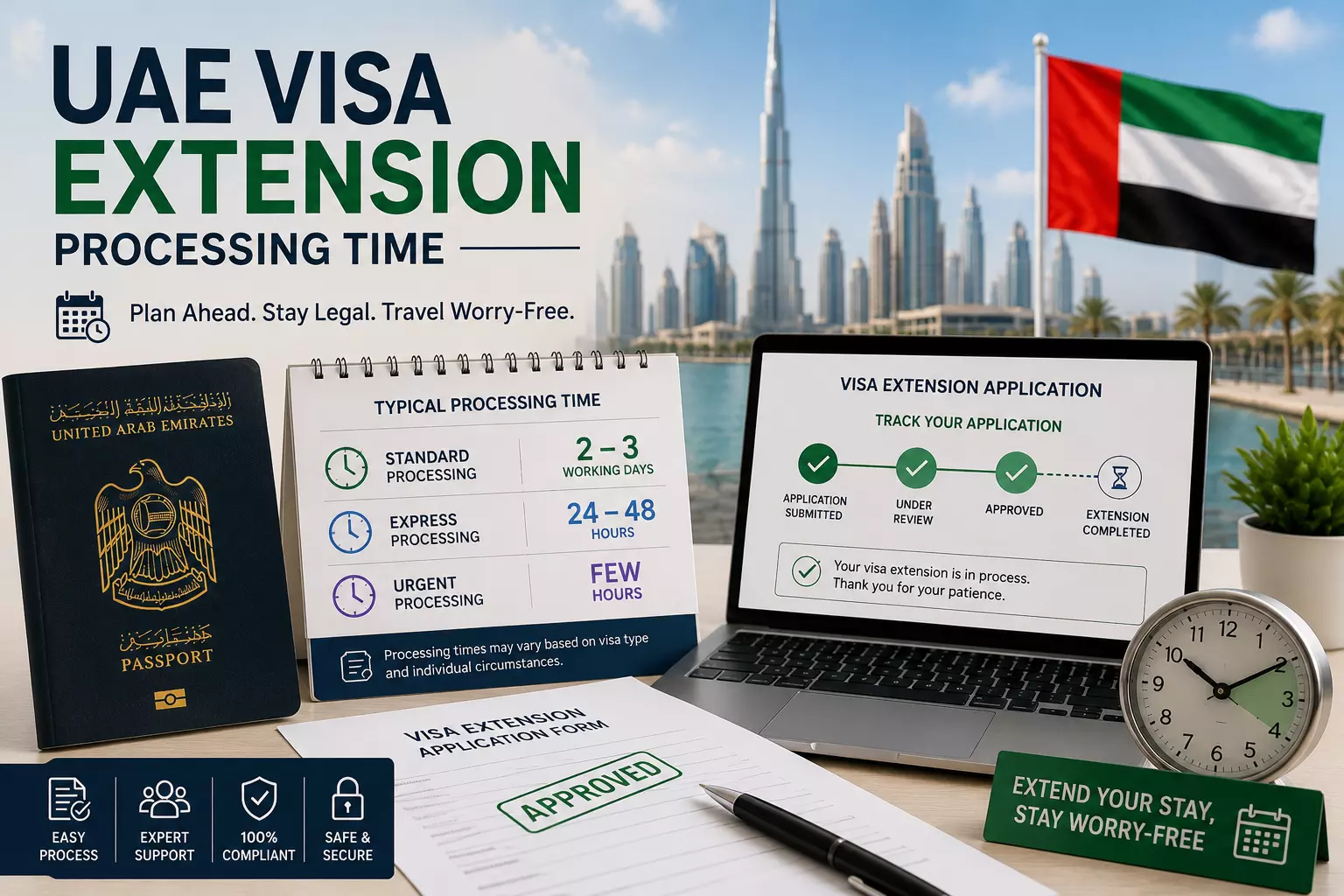 UAE Visa Extension Processing Time: How Long Does It Take?