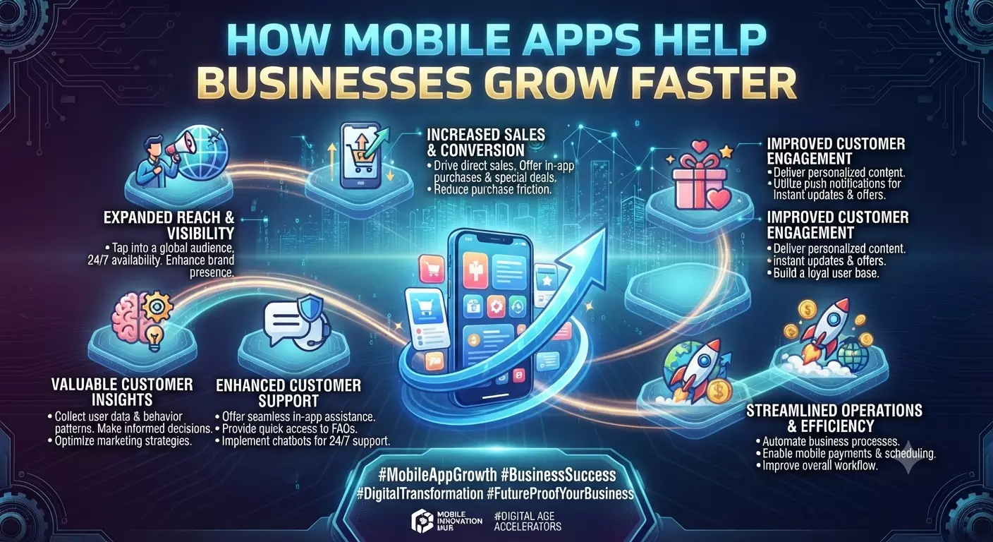 How Mobile Apps Help Businesses Grow Faster