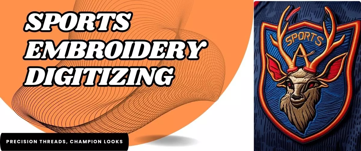 Sports Team Logo Embroidery Digitizing