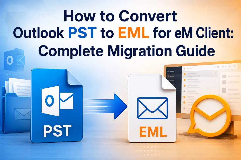 How to Convert Outlook PST to EML for eM Client: Complete Migration Guide