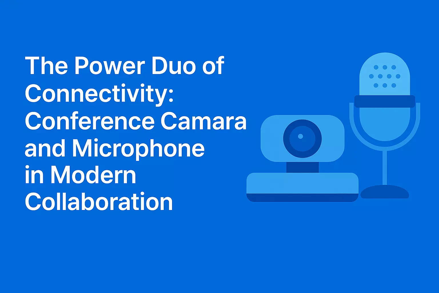 The Power Duo of Connectivity: Conference Camera and Microphone in Modern Collaboration