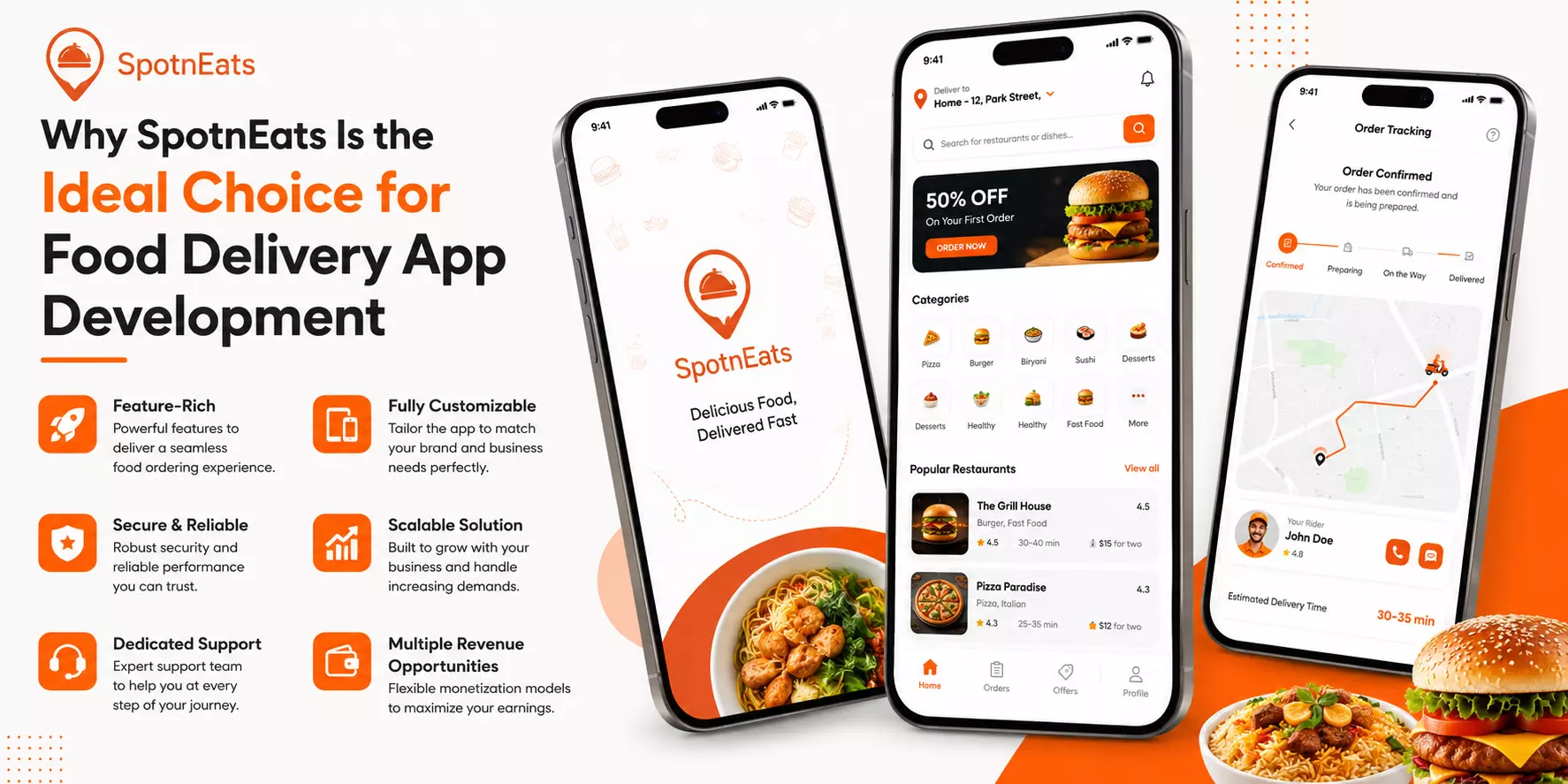 Why SpotnEats Is the Ideal Choice for Food Delivery App Development