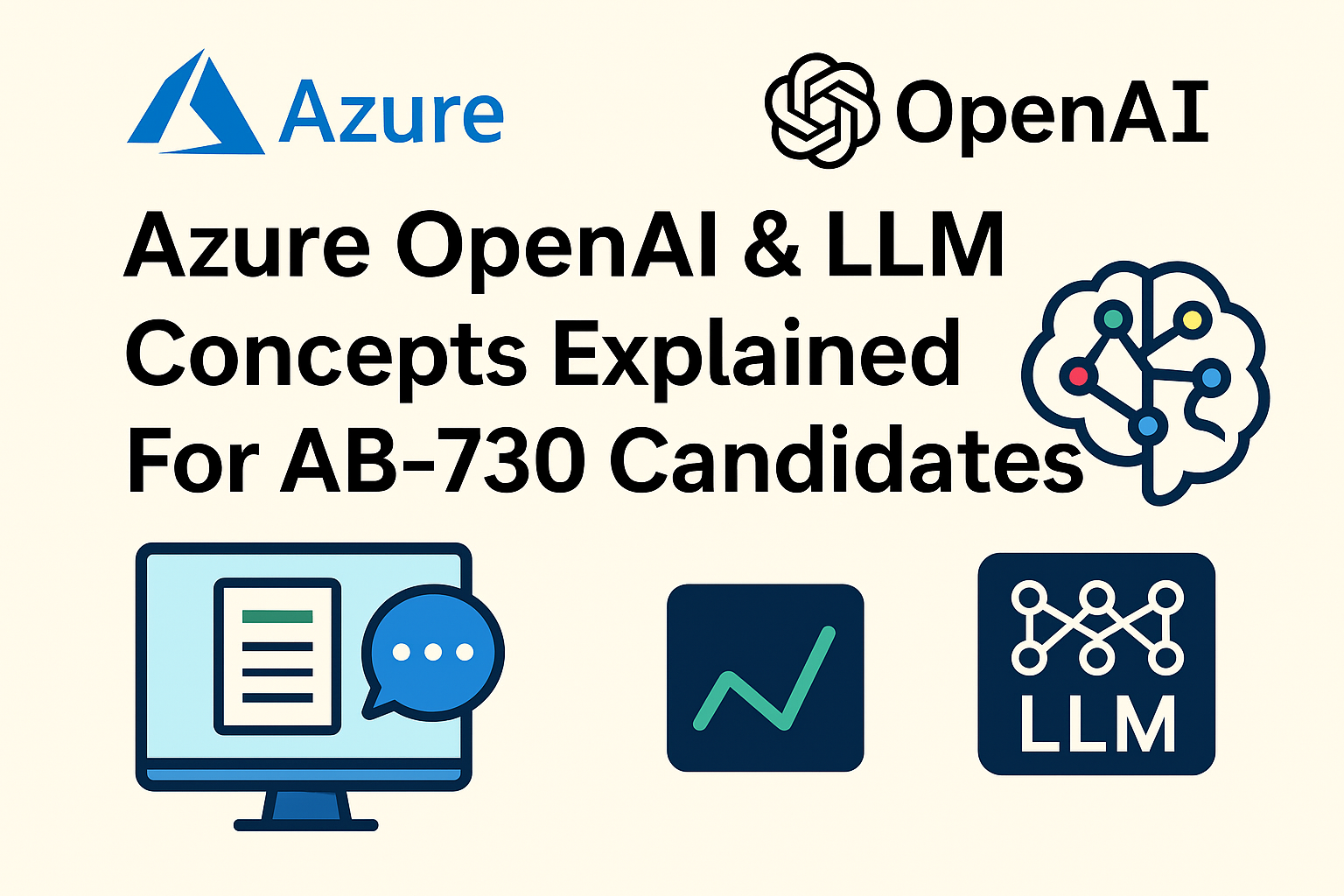 Azure OpenAI & LLM Concepts Explained For AB-730 Candidates