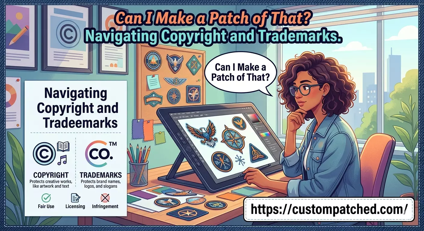 Can I Make a Patch of That? Navigating Copyright and Trademarks
