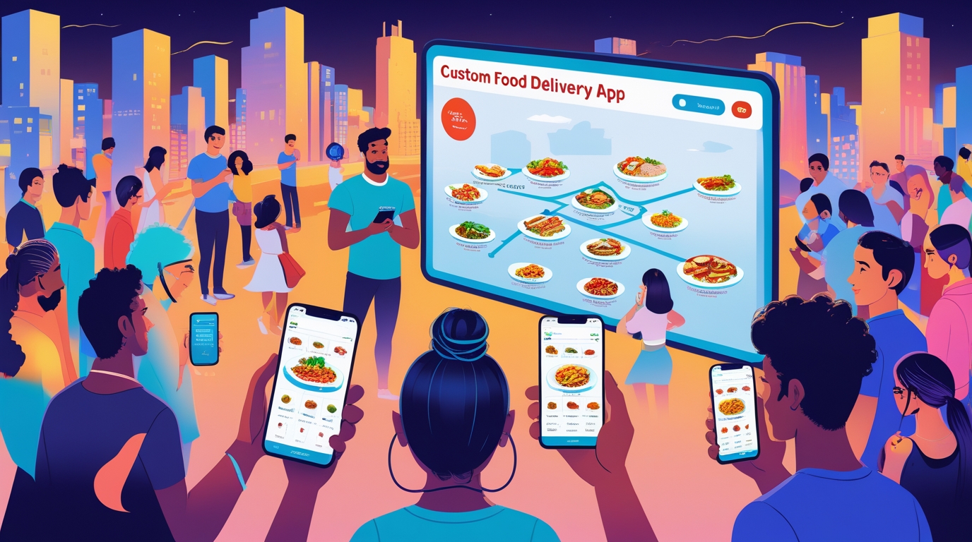Why Businesses Are Investing in Custom Food Delivery App Solutions