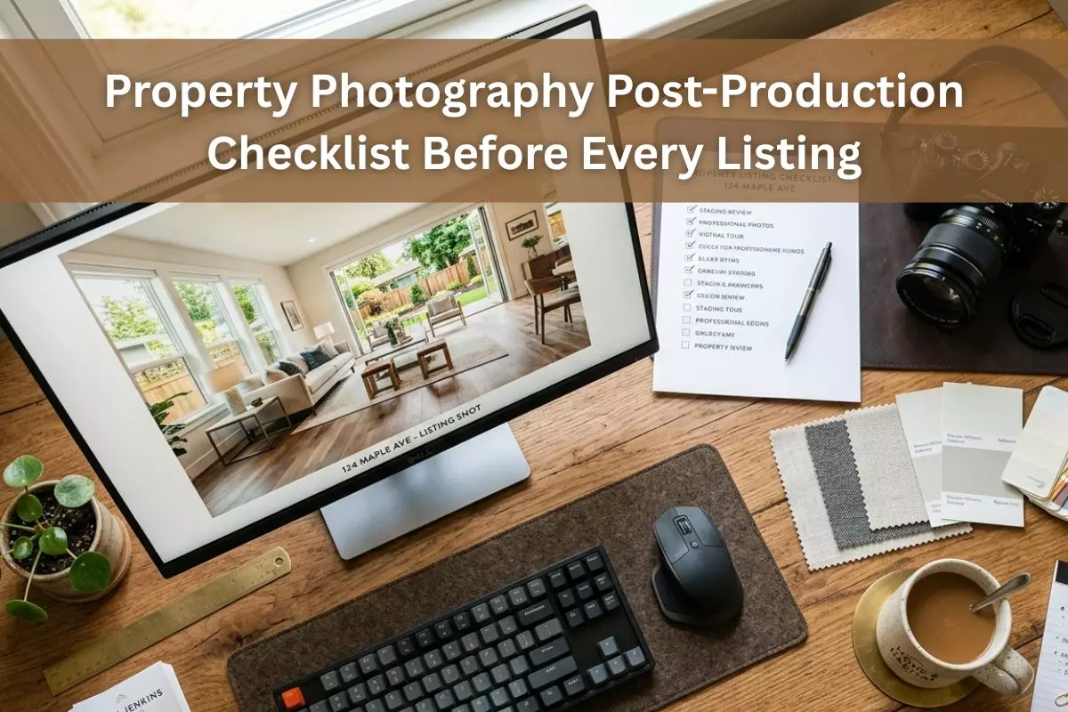 Property Photography Post-Production Checklist for Every Real Estate Agent