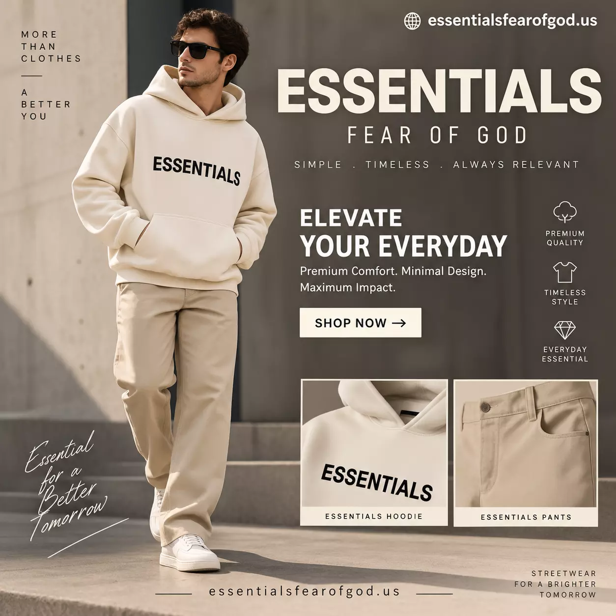 The Essentials Hoodie: A Must-Have for Men's Casual Fashion