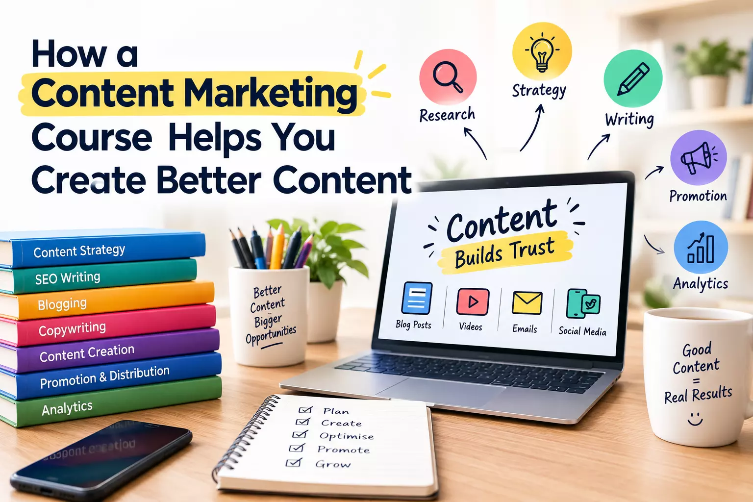 How a Content Marketing Course Helps You Create Better Content