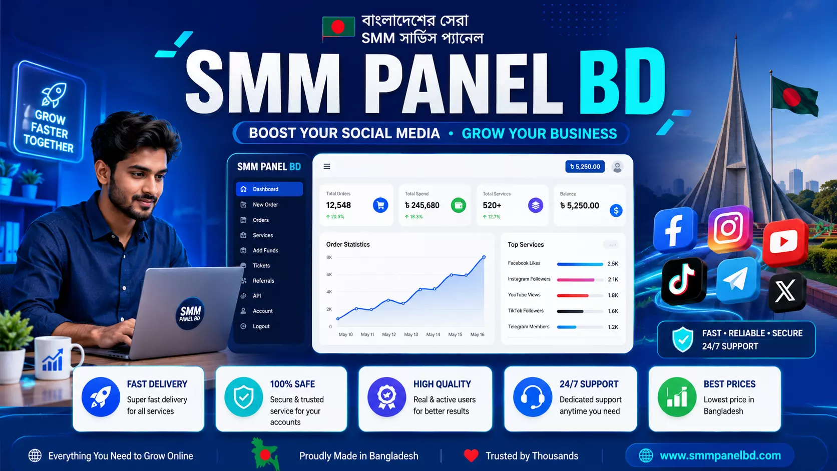 How SMM Panel BD Services Can Support Instagram Marketing