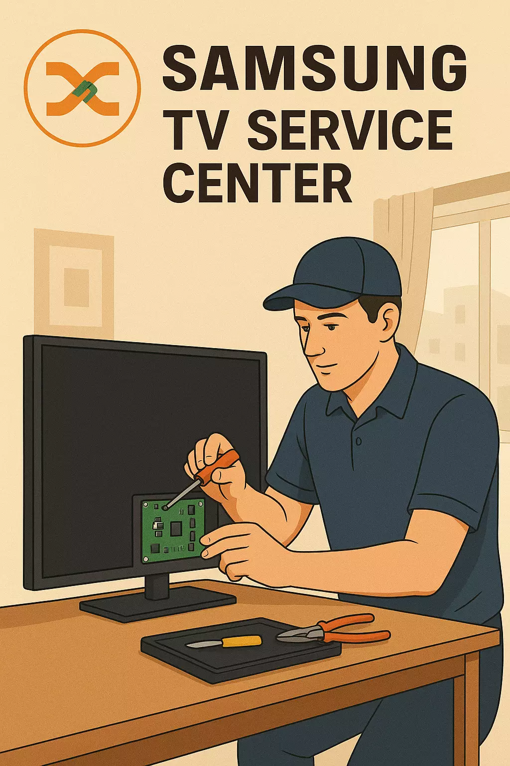 Can Screen Flickering, Lines, or Color Distortion Be Repaired in Samsung TV Service Center?