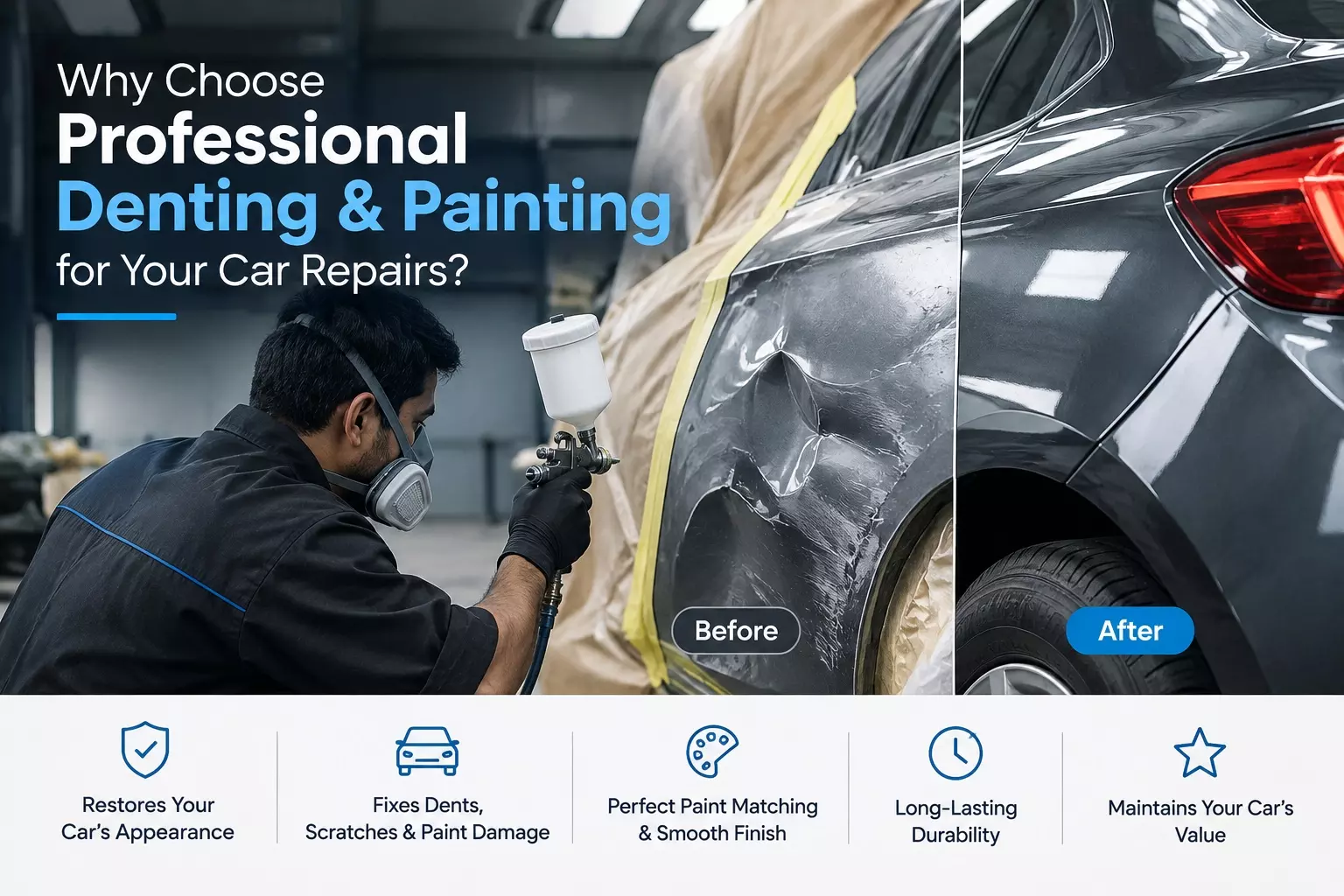 Why Choose Professional Denting & Painting for Your Car Repairs?