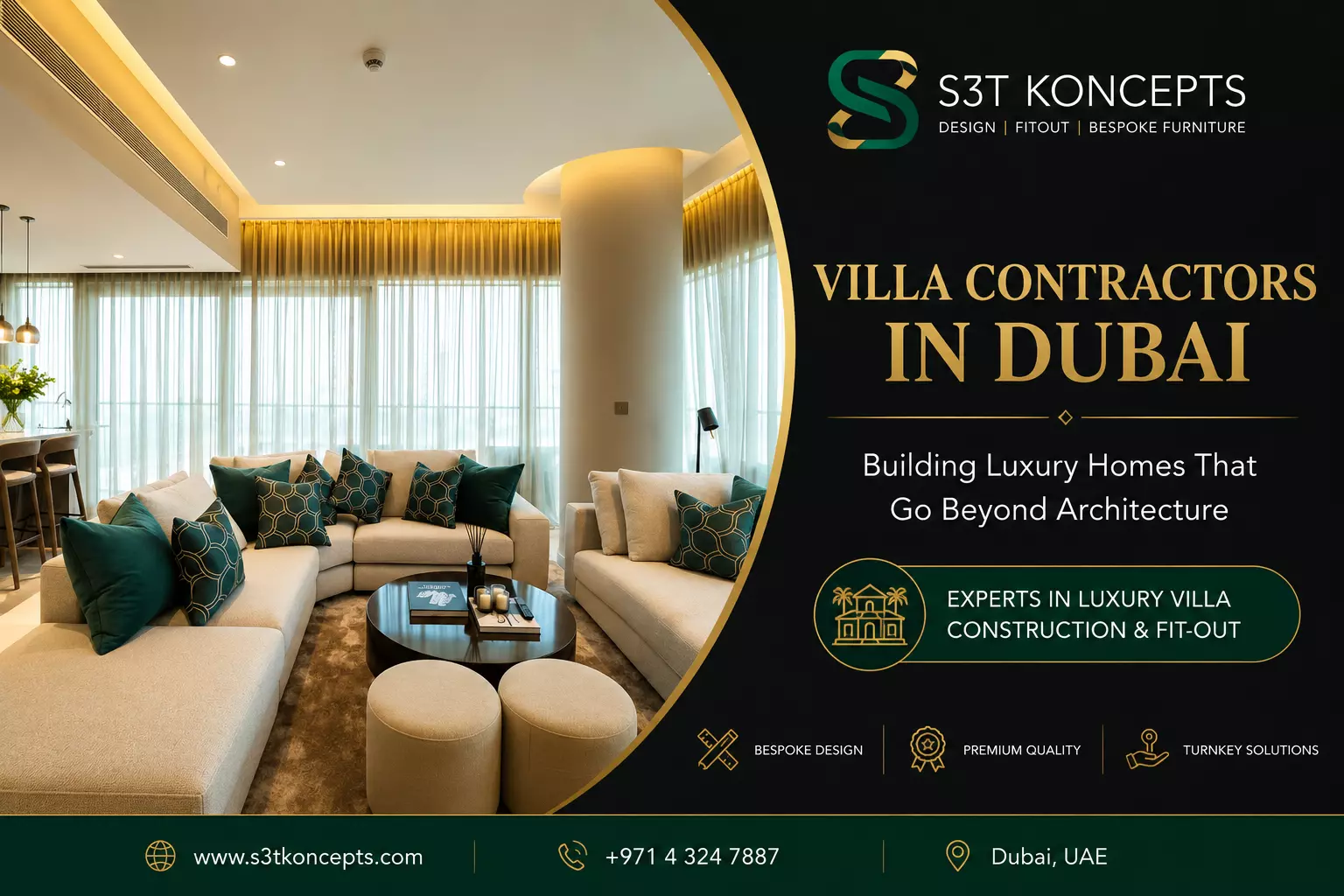 Villa Contractors in Dubai: Building Luxury Homes That Go Beyond Architecture