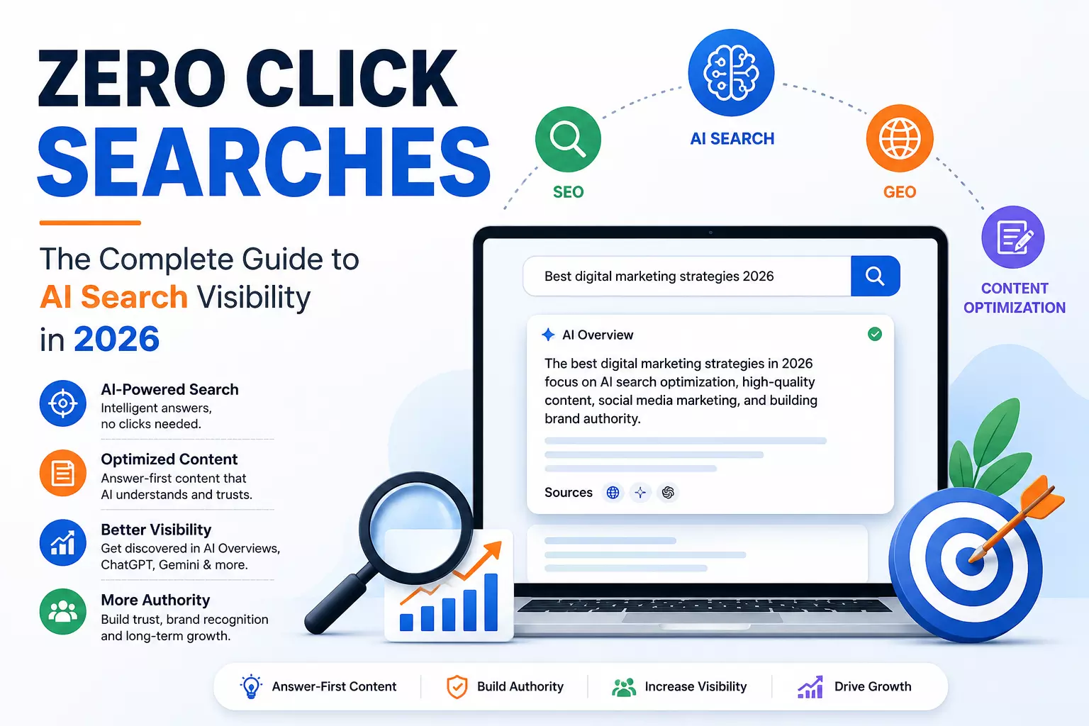 Zero Click Searches: The Complete Guide to AI Search Visibility in 2026