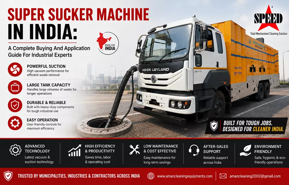 Super Sucker Machine In India: A Complete Buying And Application Guide For Industrial Experts