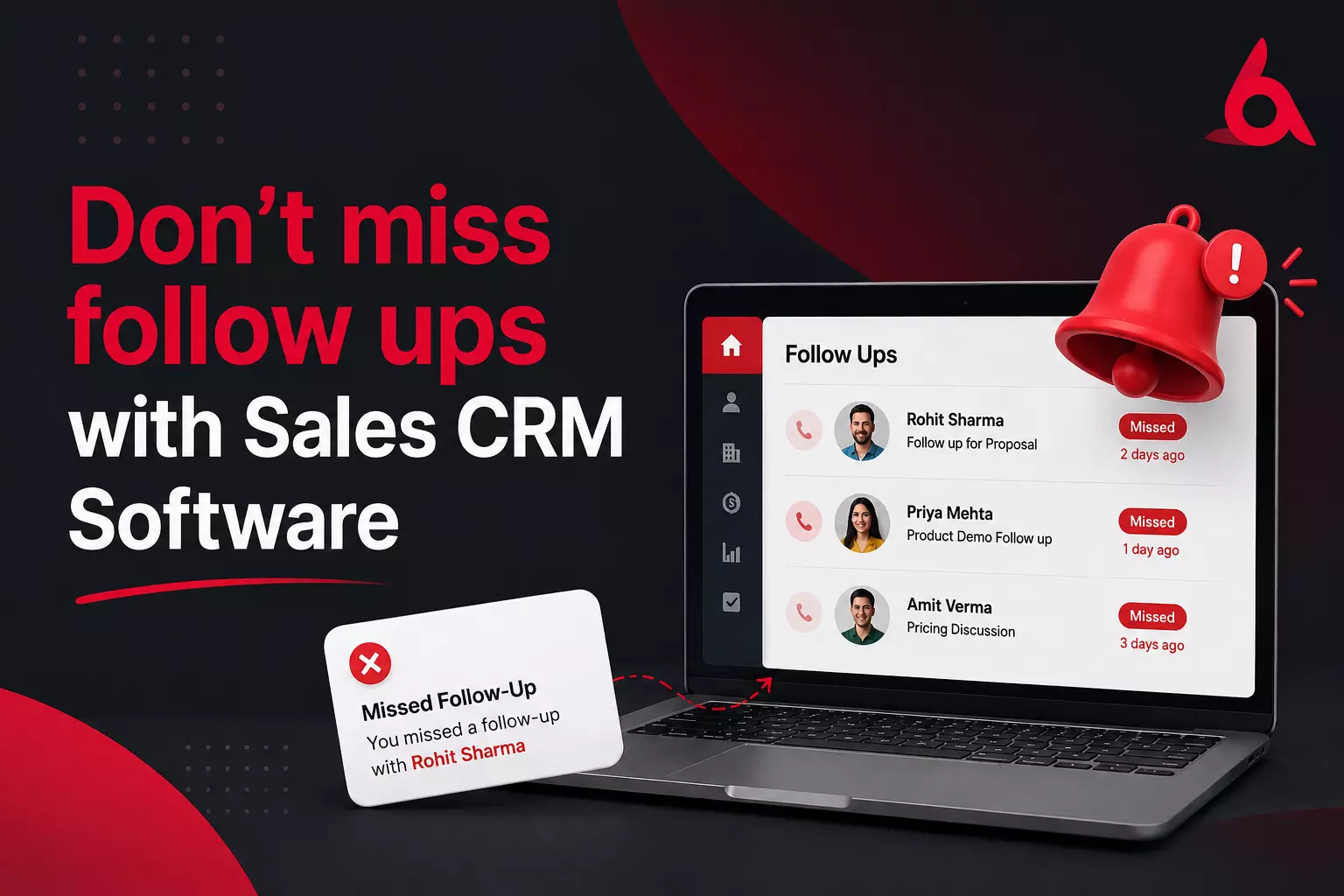 Can the Best Sales CRM Software in India Reduce Missed Follow-Ups?