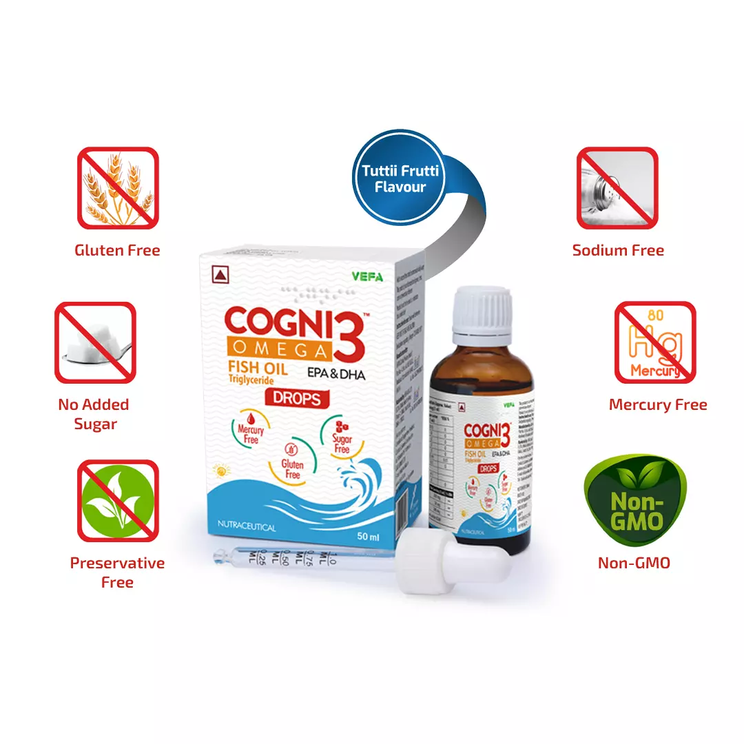 Cogni 3 Omega – Premium Omega-3 Fish Oil for Brain, Heart & Vision Health | Vefa Life