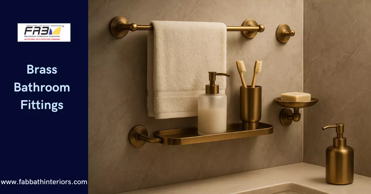 Elegance Meets Durability with Brass Bathroom Fittings