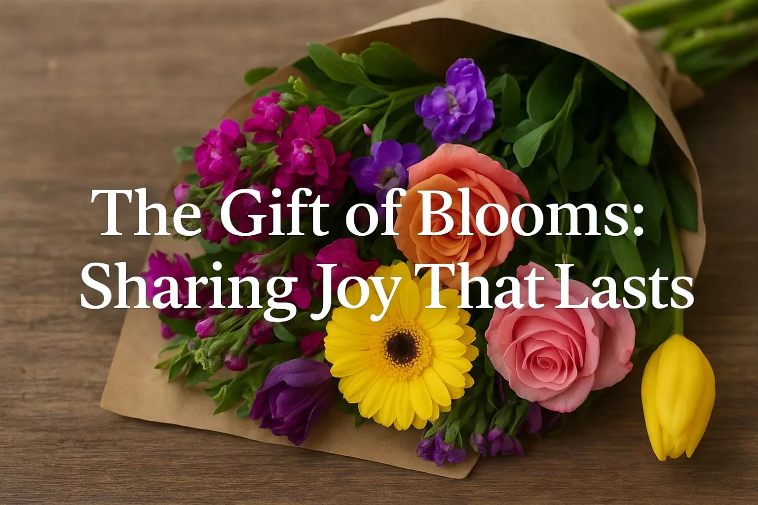 The Gift of Blooms: Sharing Joy That Lasts