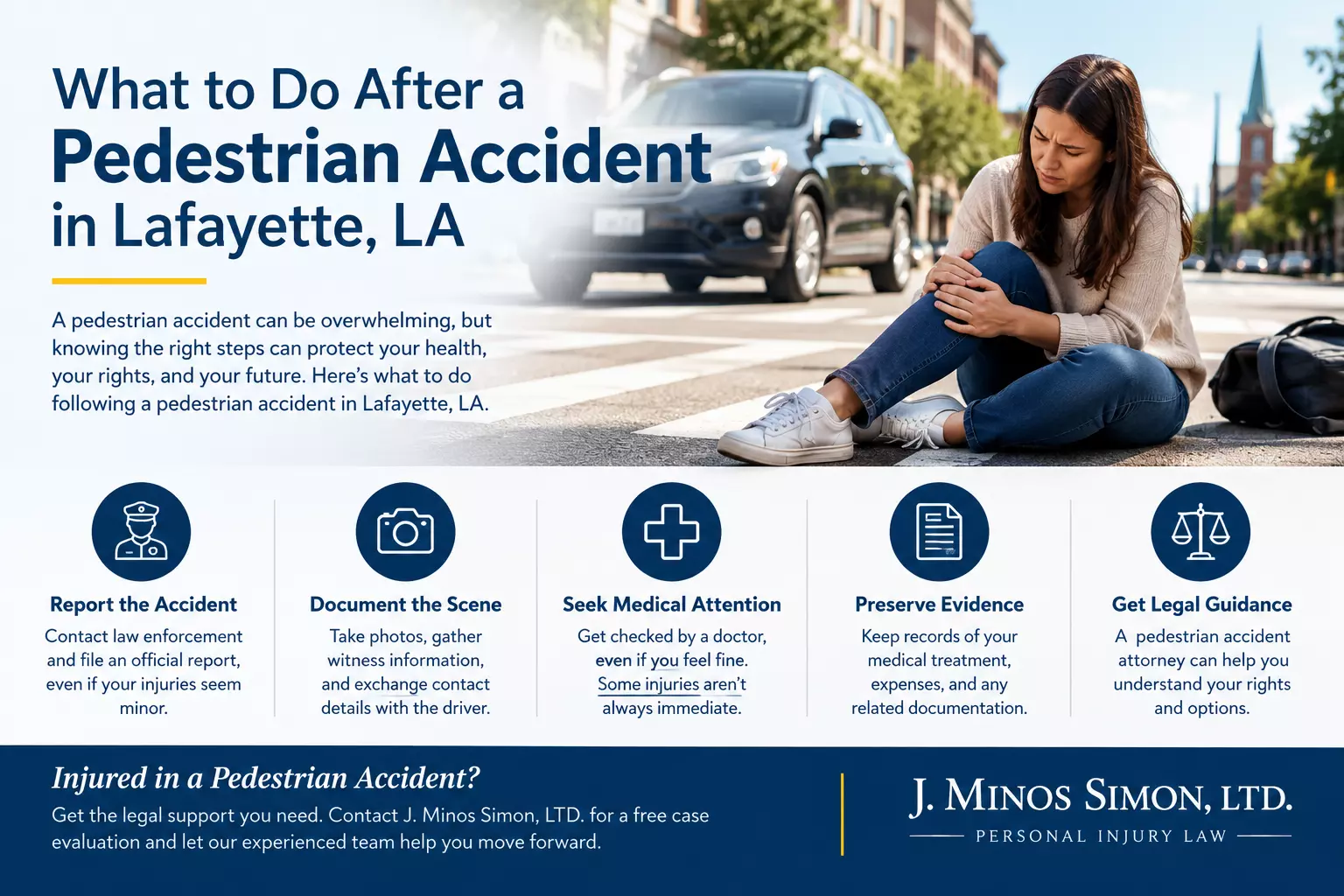 What to Do After a Pedestrian Accident in Lafayette, LA