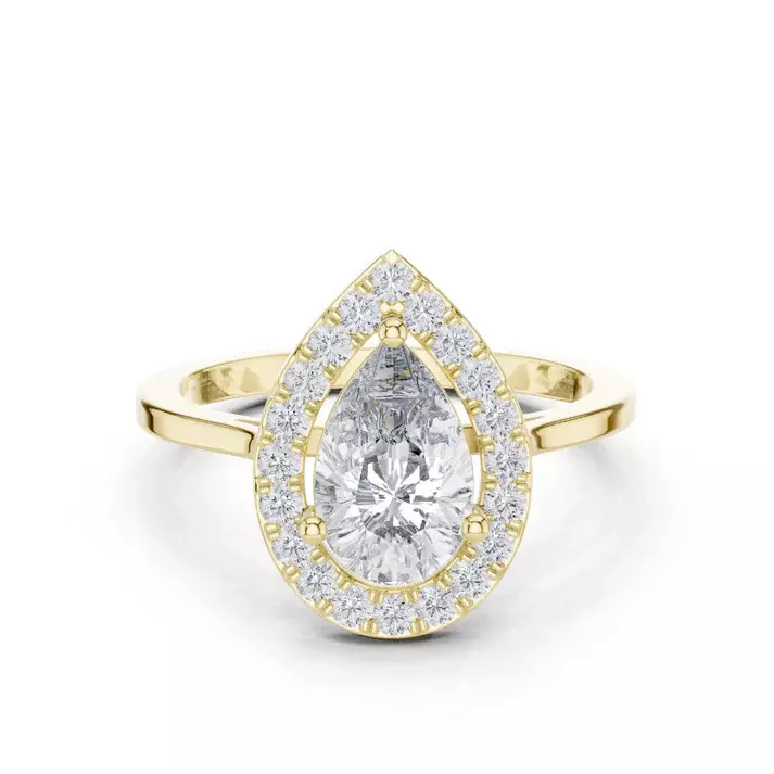 Why Pear‑Cut Rose Gold Halo Rings Are the Hottest Engagement Trend in 2025