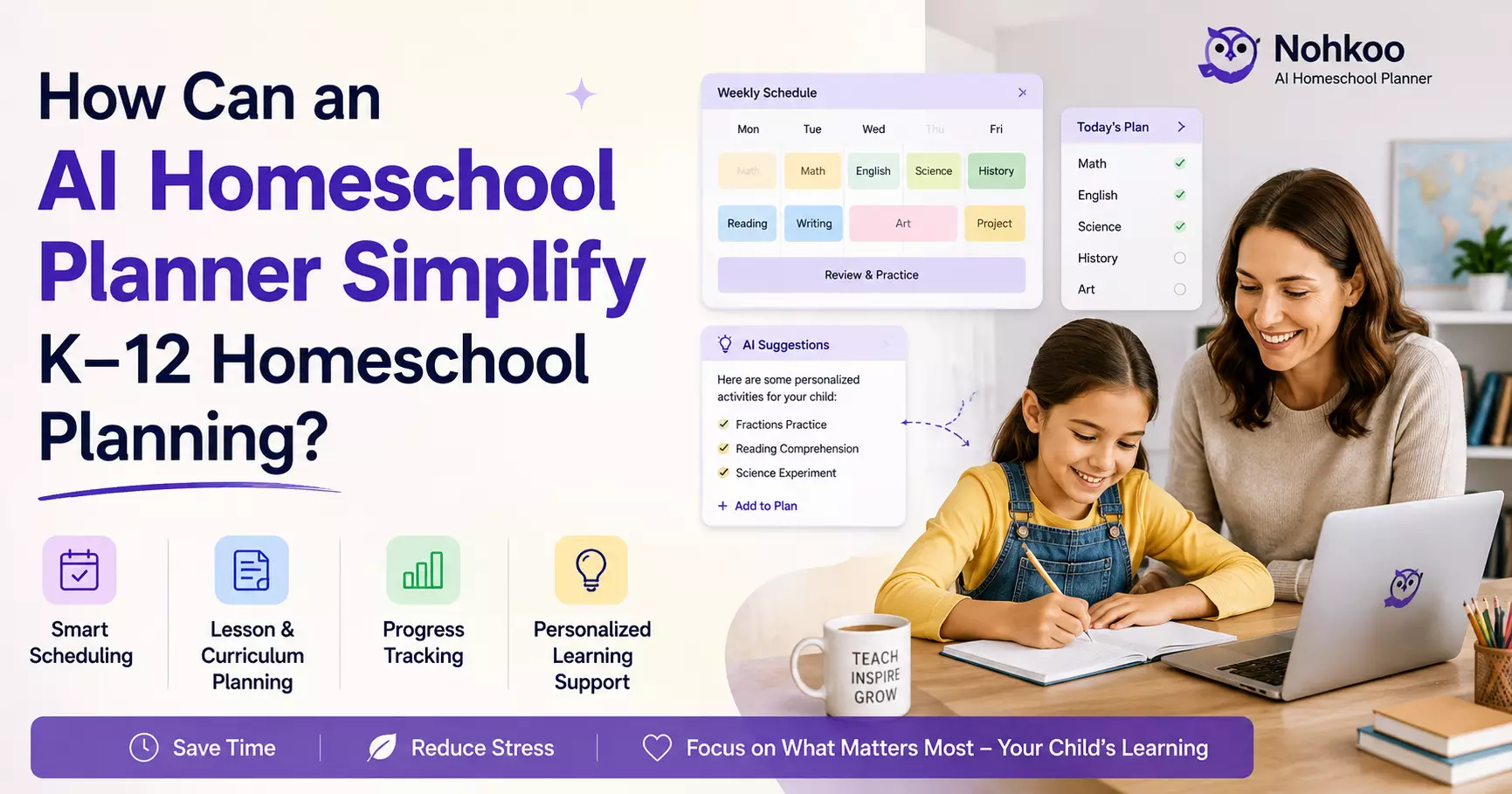 How Can an AI Homeschool Planner Simplify K–12 Homeschool Planning?