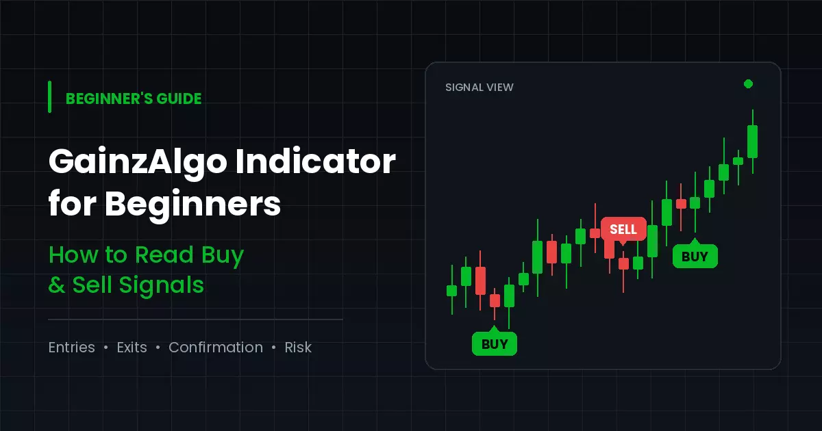 GainzAlgo Indicator for Beginners: How to Read Buy & Sell Signals