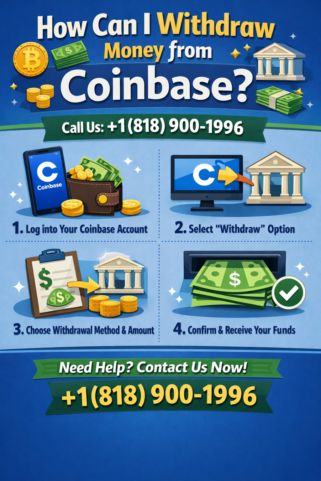 What is the Coinbase withdraw process?