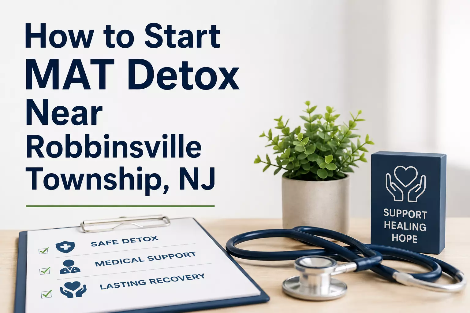 How to Start MAT Detox Near Robbinsville Township, NJ