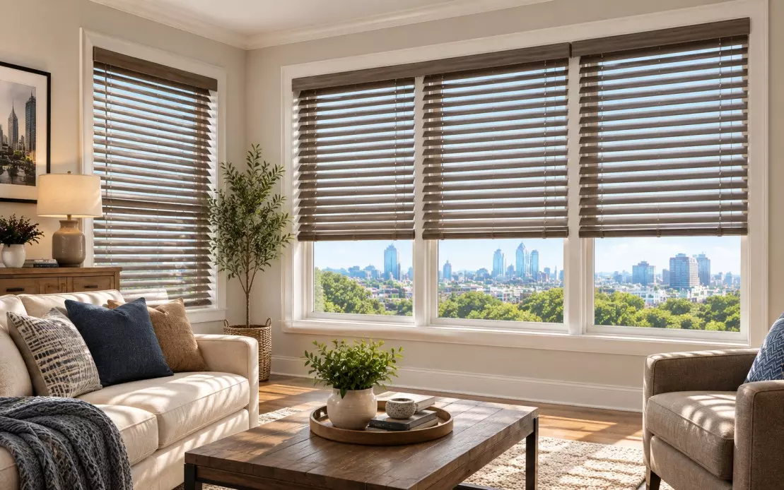 Faux Wood Blinds for Windows: The Smartest Window Upgrade for Philadelphia Homes