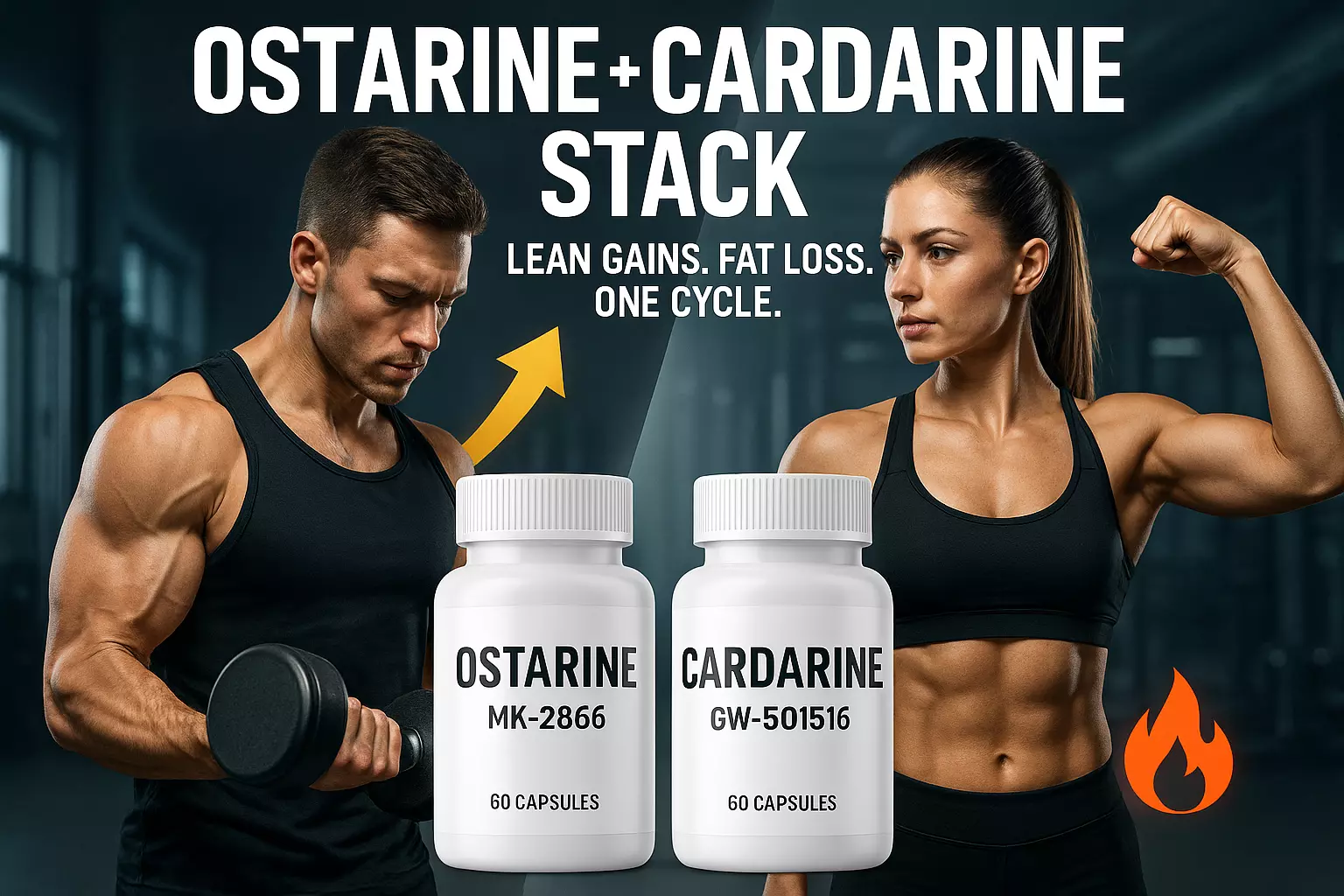 Ostarine and Cardarine Stack: Build Lean Muscle While Burning Fat