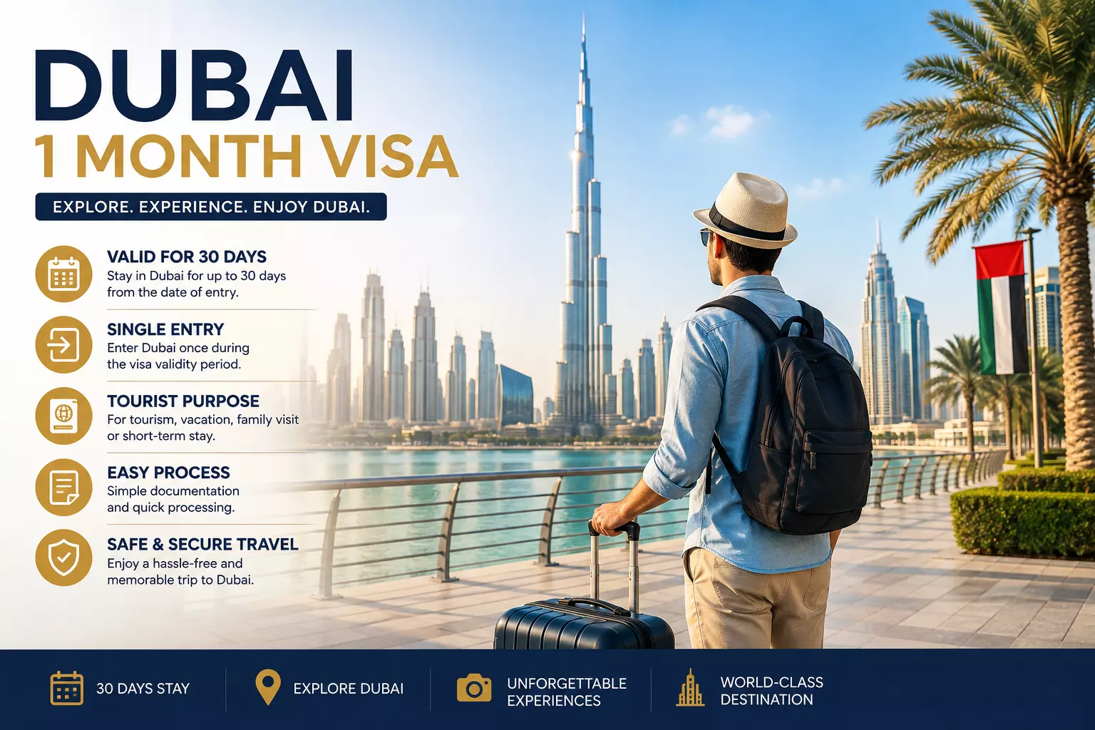 Dubai 1 Month Visa: Complete Guide for Tourists, Families, and Business Travelers