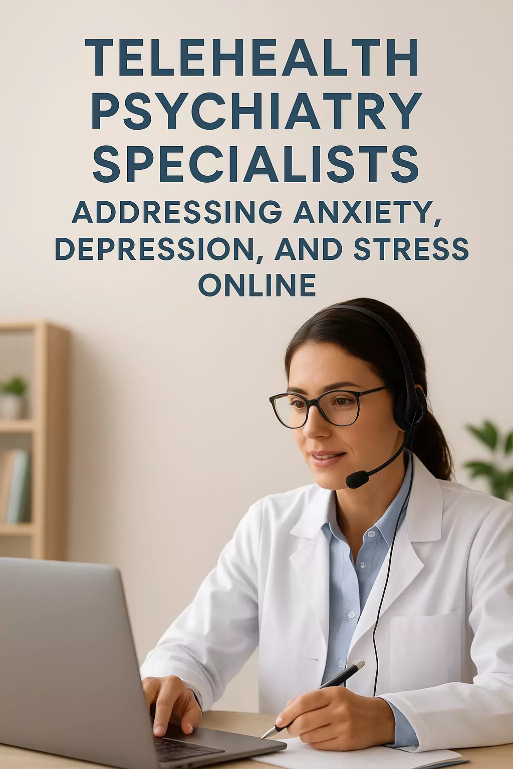 Telehealth Psychiatry Specialists: Addressing Anxiety, Depression, and Stress Online