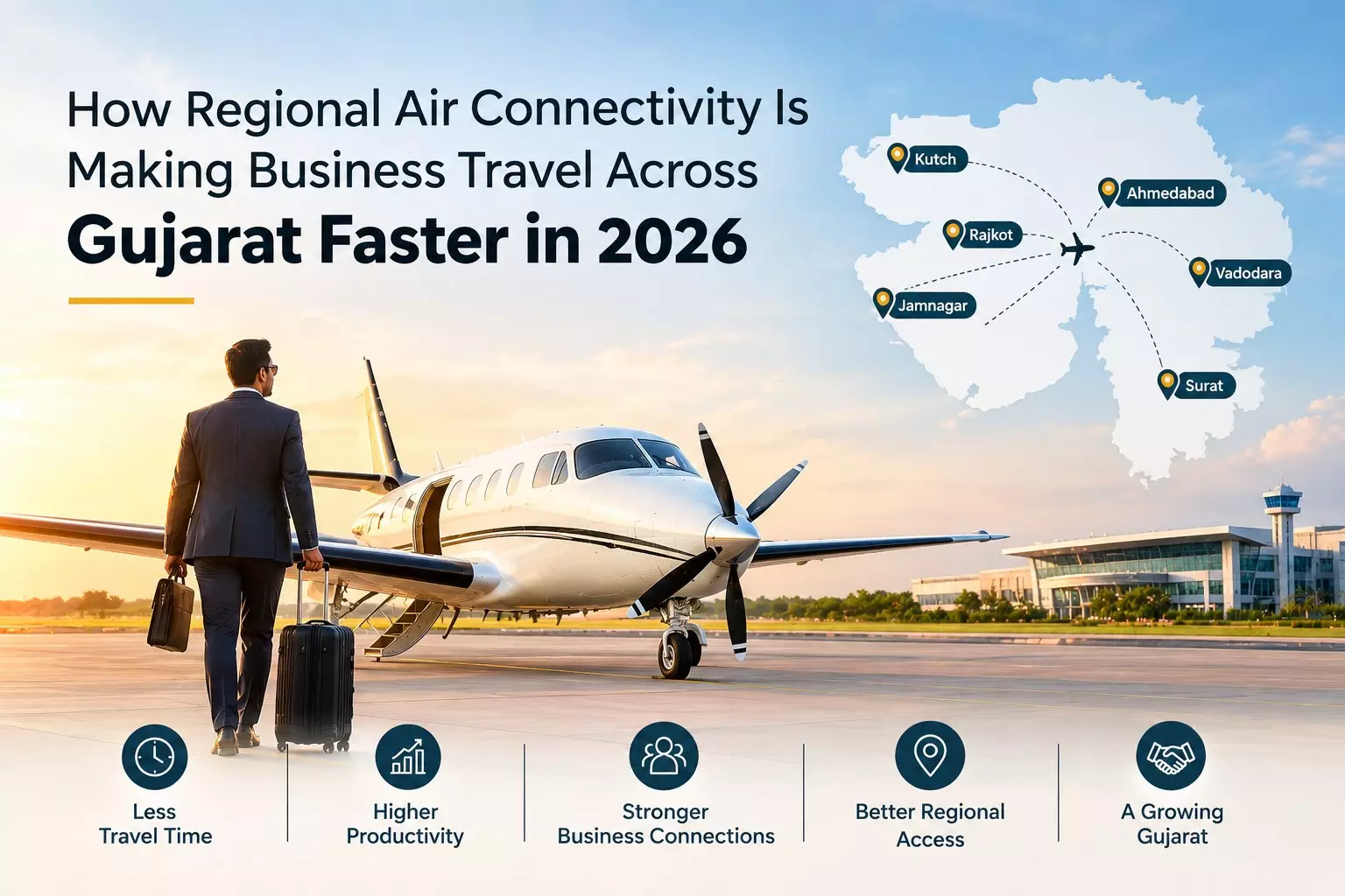 How Regional Air Connectivity Is Making Business Travel Across Gujarat Faster in 2026