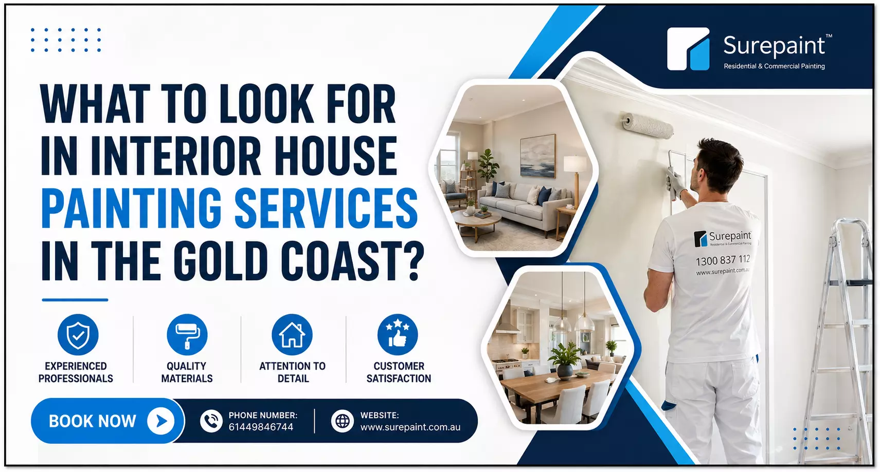 What to Look for in Interior House Painting Services on the Gold Coast?