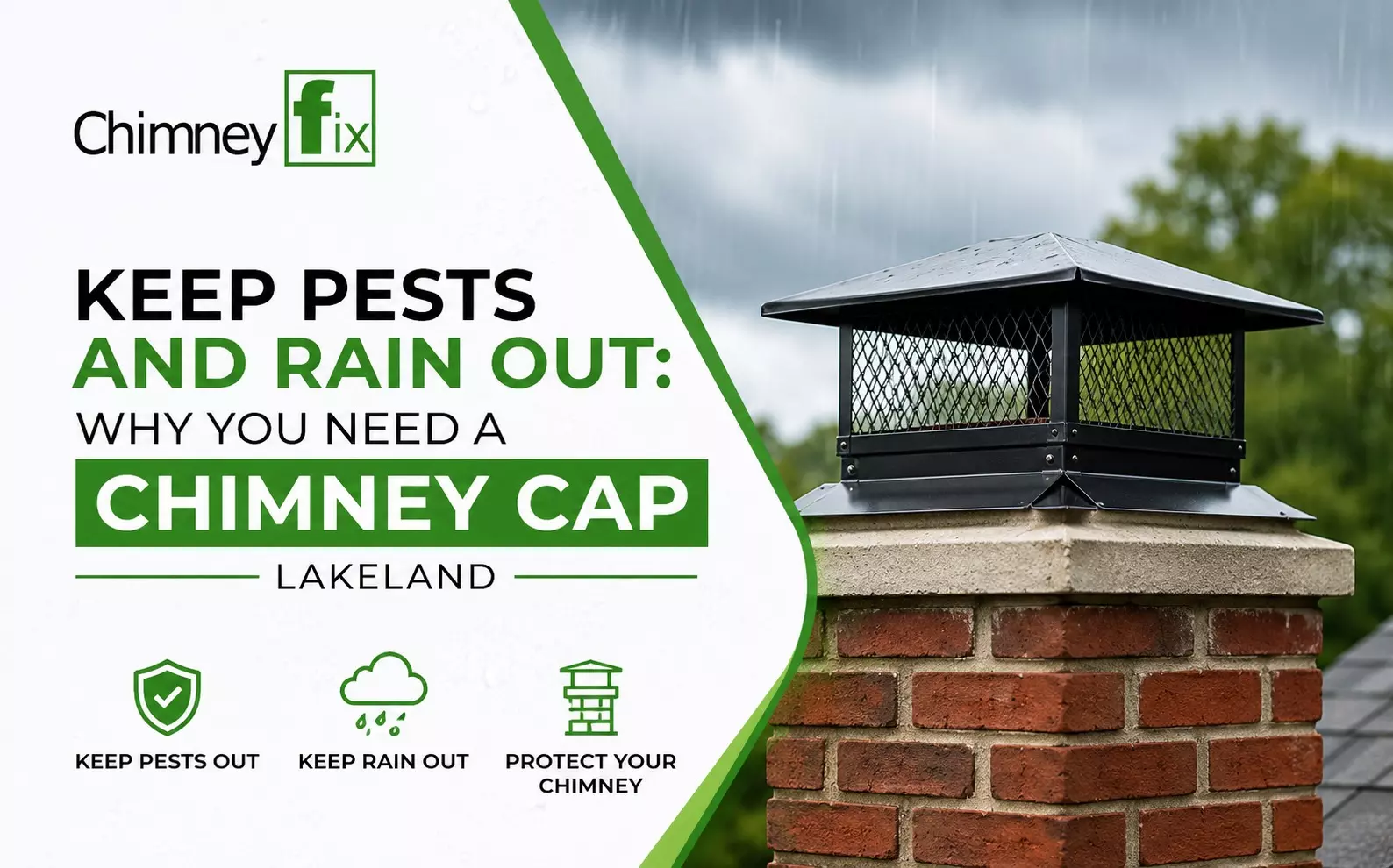 Keep Pests and Rain Out: Why You Need a Chimney Cap Lakeland Now